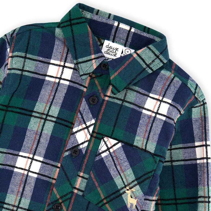 Chemise Carreaux 7-10ans-Deux par Deux-2X2-J20OB16-314C-CLÉMENT