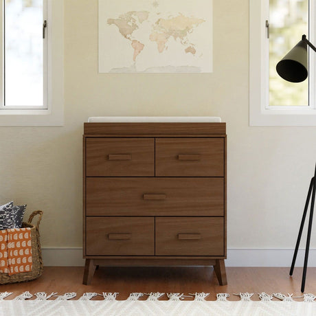 Meuble à Langer 3 Tiroirs Scoot - Noyer Naturel-Babyletto-LET-M5823NL-CLÉMENT