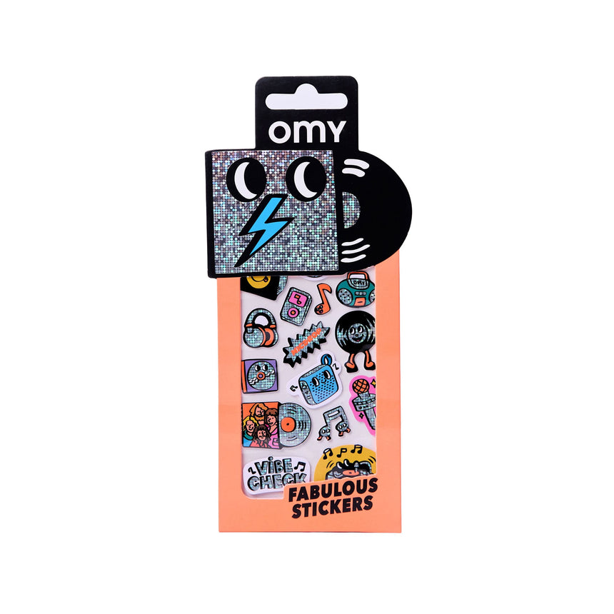 Autocollants Fabuleux Iconic - Musique-OMY World-OMY-DECO08-CLÉMENT