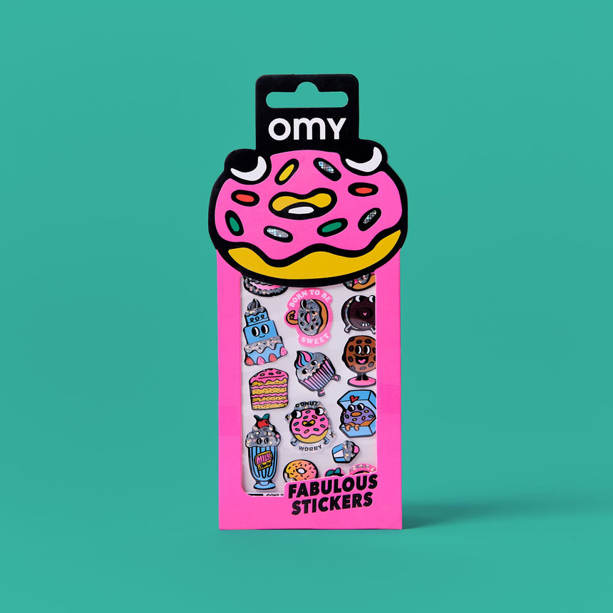 Autocollants Fabuleux Iconic - Donuts-OMY World-OMY-DECO12-CLÉMENT