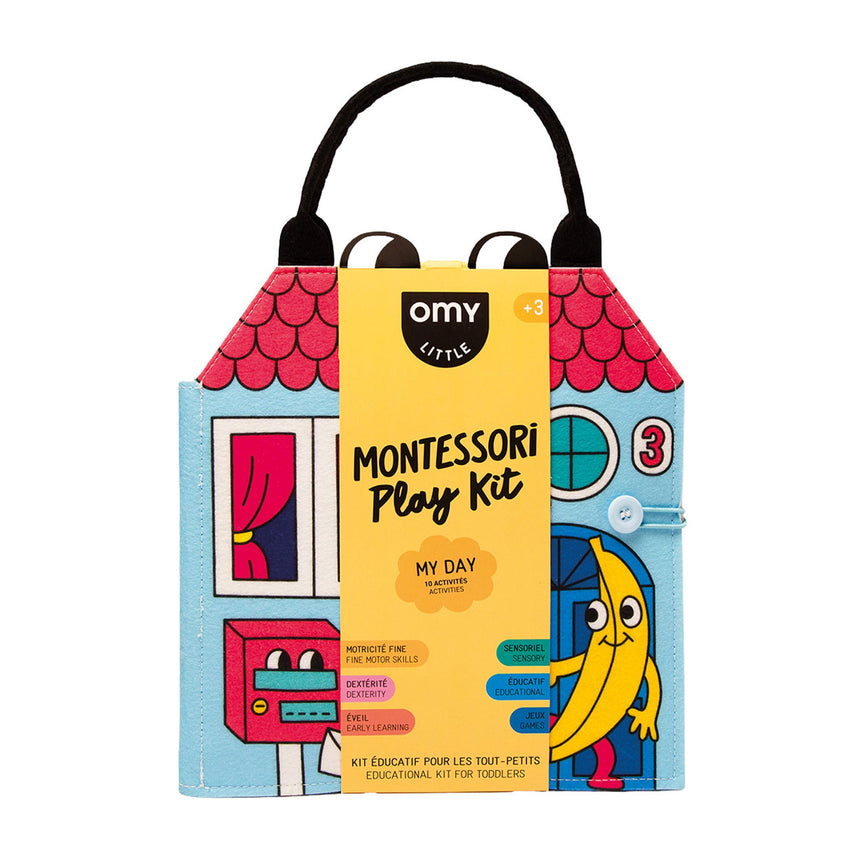 Ensemble de Jeu Montessori - Ma Journée-OMY World-OMY-FELT01-CLÉMENT